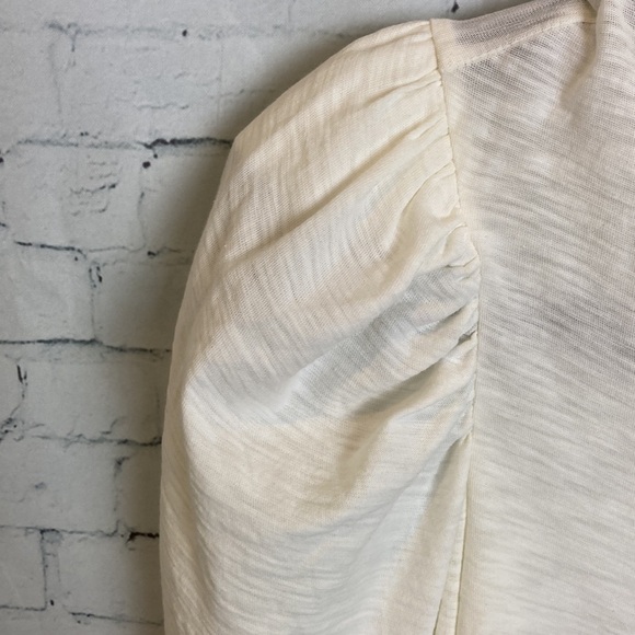 NATION LTD Tamira ElizabethanTee Off White Sz S Elevated Capsule Quiet Luxury - Picture 6 of 16